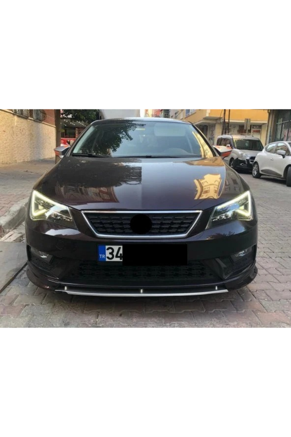 front lip splitter for 2017-2018-2019-2020 seat leon mk3.5 ön ek tampon karlık lip