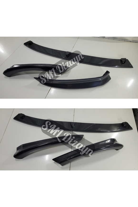 front lip splitter for 2017-2018-2019-2020 seat leon mk3.5 