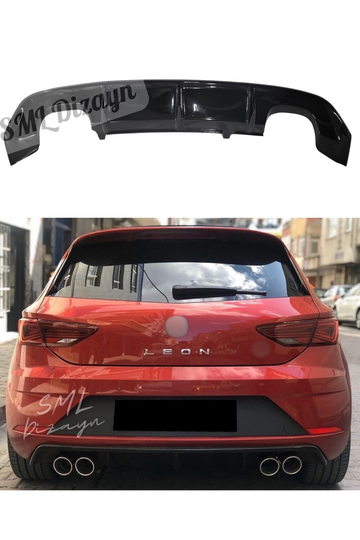 seat leon mk3.5 çift çıkış difüzör