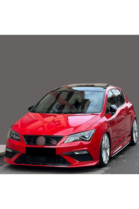 front lip splitter for 2017-2018-2019-2020 seat leon mk3.5 facelift