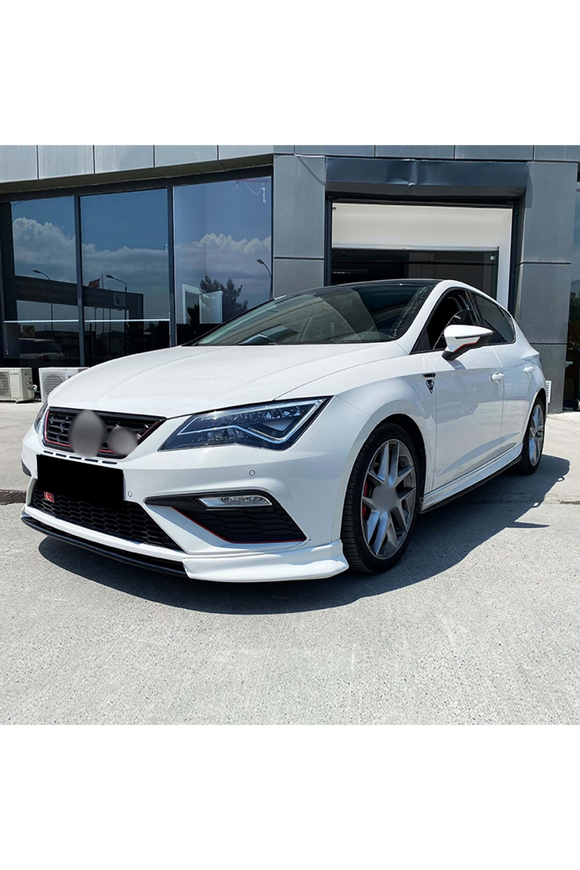front lip splitter for 2017-2018-2019-2020 seat leon mk3.5