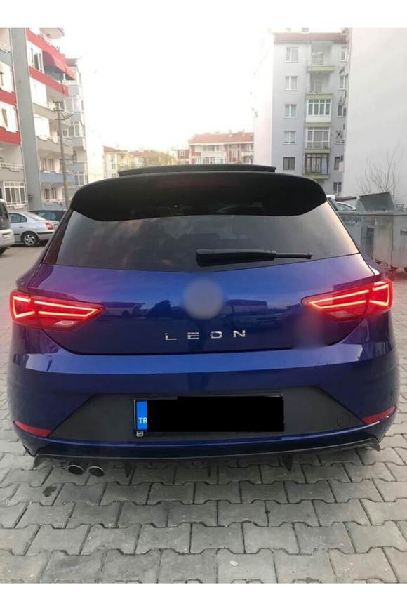 2017-2018-2019-2020 seat leon mk3.5 soldan çift çıkış difüzör difizör 