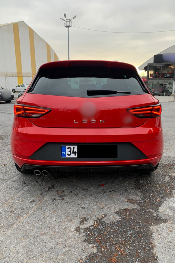 rear diffuser lip for 2017-2018-2019-2020 seat leon mk3.5 