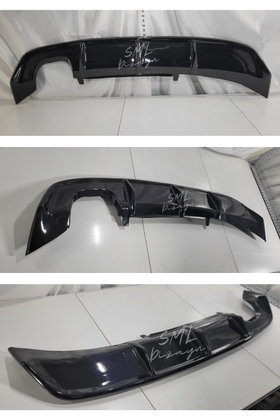 seat leon mk3.5 difüzör soldan çift çıkış