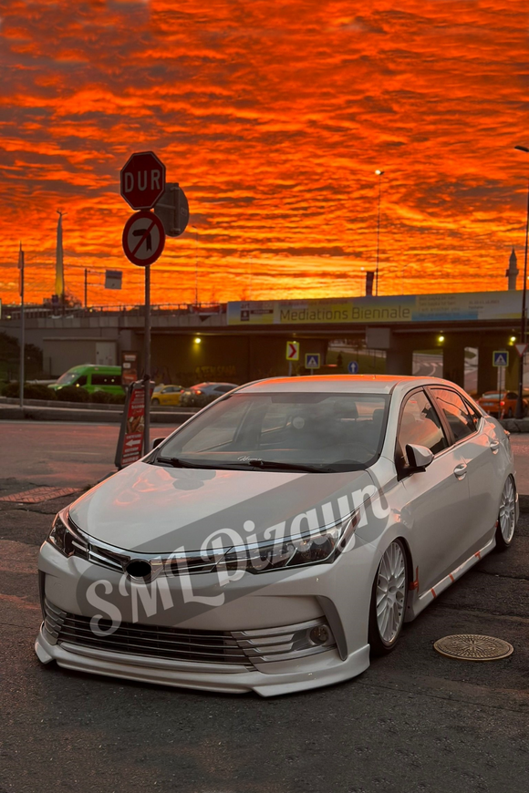 2017-2018 toyota corolla e170 ön ek karlık lip