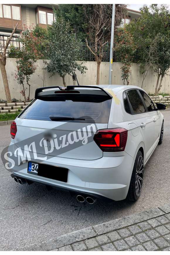 rear diffuser lip for 2018-2019-2020-2021 volkswagen polo mk6