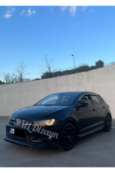 front lip splitter for 2018-2019-2020-2021 volkswagen polo mk6 