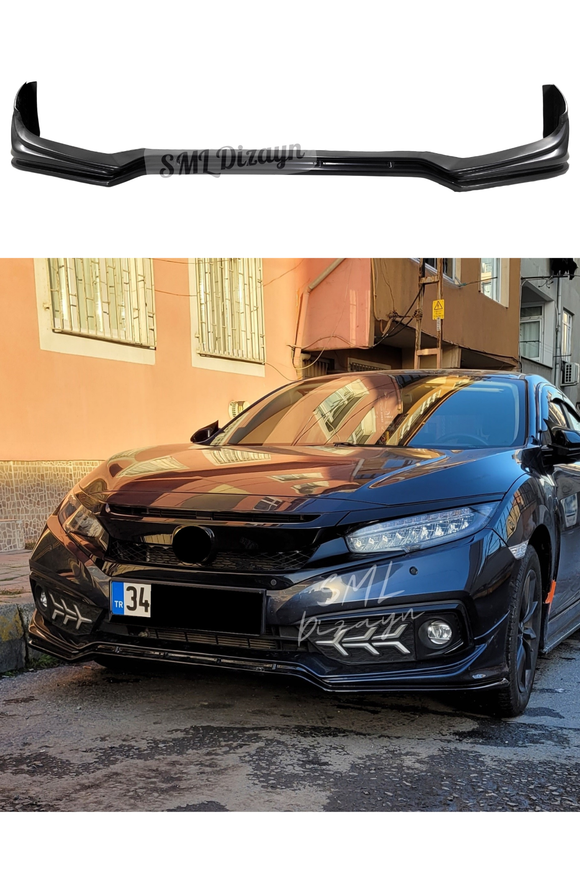 2019-2020-2021 honda civic fc5 ön ek tampon karlık ek lip