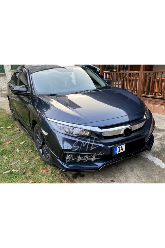 front lip splitter for 2019-2020-2021 honda civic 10th gen fc5