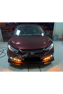 front bumper daytime fog led for 2019-2020-2021 honda civic 10th gen