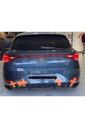 seat leon mk4 arka ek difüzör