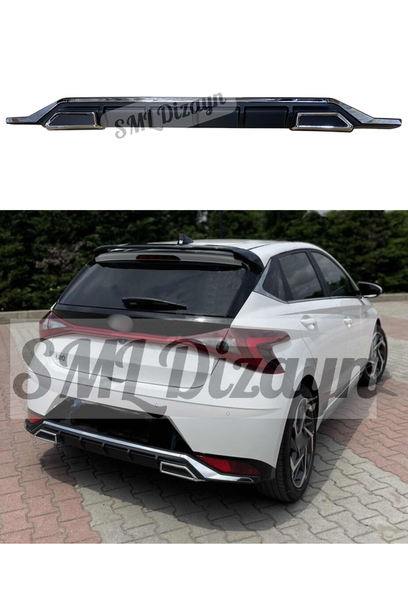 2021-2022-2023 hyundai i20 arka koruma difüzör ek