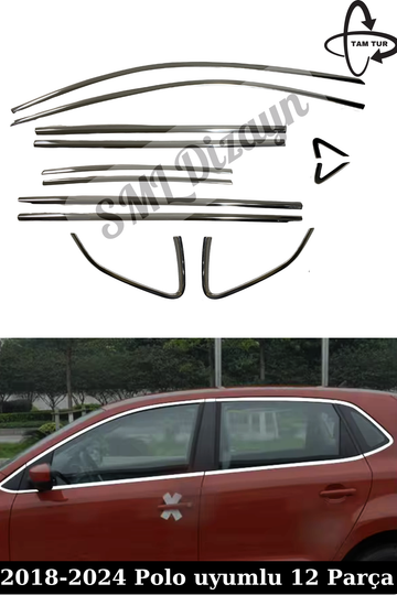 polo mk6 krom cam çıtası