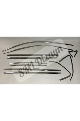 2022-2023-2024 volkswagen polo krom cam çıtası çerçevesi