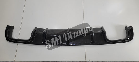 E39 ile uyumlu Sağ-Sol Çift Çıkış M5 Difüzör 1995-2003