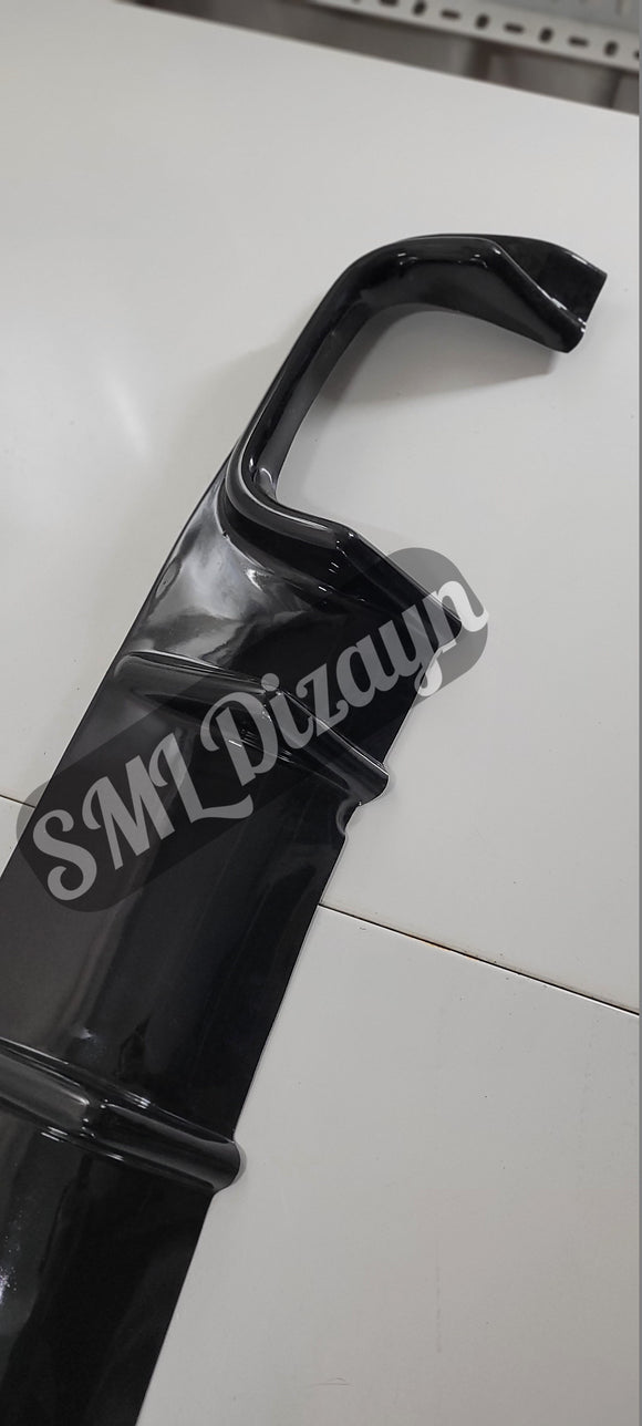 E39 ile uyumlu Sağ-Sol Çift Çıkış M5 Difüzör 1995-2003