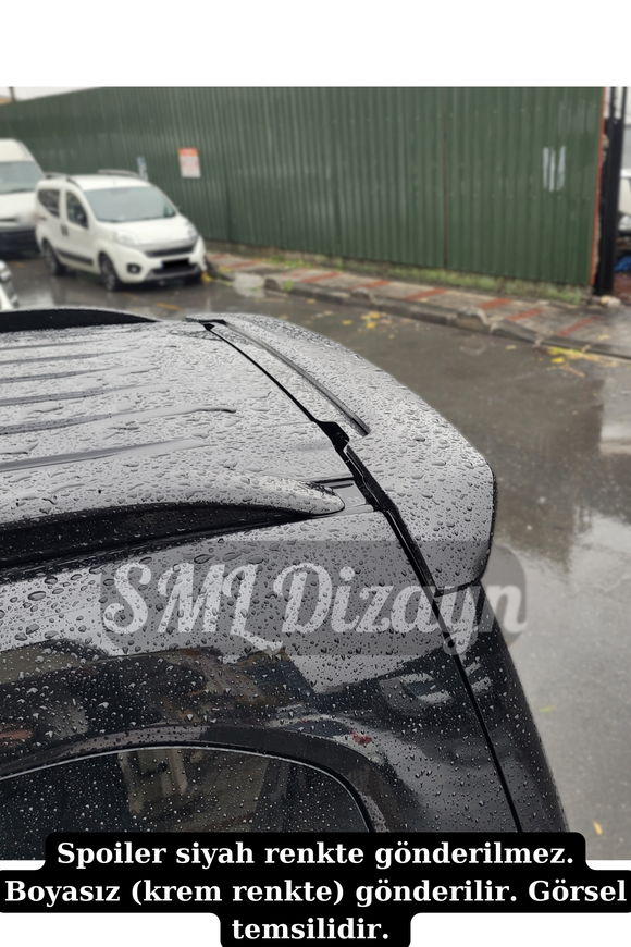 2023-2024-2025 fiat doblo bagaj üstü spoyler