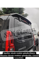 2023-2024-2025 doblo 5 bagaj üstü spoyler