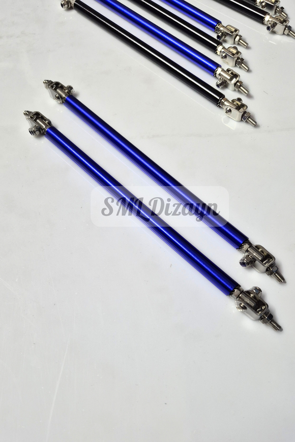 Ön Ek Lip Tutucu Amortisör 20 cm Kırmızı-Mavi-Siyah