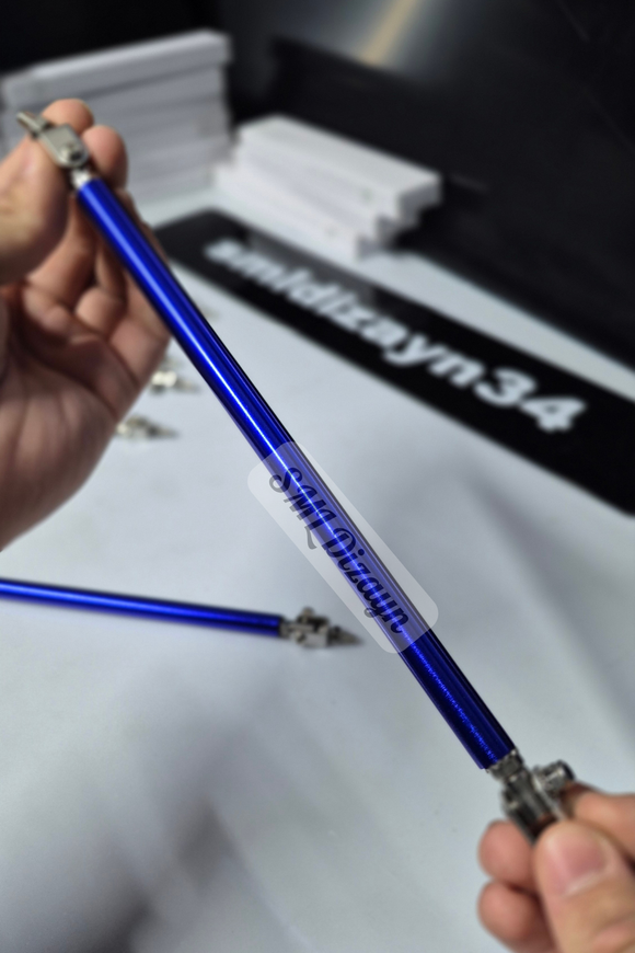 Ön Ek Lip Tutucu Amortisör 20 cm Kırmızı-Mavi-Siyah