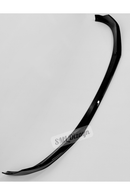 The M5 style front bumper lip spoiler set for BMW 5 Series G30 models fitted with M5 conversion front bumpers is custom-molded to match lower bumper contours with OEM precision. Manufactured from high-grade, flexible ABS plastic featuring a factory high-gloss Piano Black finish, this front splitter requires no additional sanding or painting. Unlike heavy and brittle fiberglass alternatives, its lightweight and durable ABS construction provides high impact resistance and weather durability. 