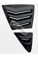 Toyota Corolla E210 Sedan (2019-2026) modelleri için özel kalıplanan GR Sport / Custom stili parlak siyah arka kelebek cam vizör seti (sağ ve sol yanlar için toplam 4 parçalı tam kapsama seti), aracın yan profil tavan hattını görsel olarak uzatarak daha basık, kaslı, aerodinamik ve özgün bir spor sedan estetiği kazandırır. Fabrikasyon yüksek parlaklıkta pürüzsüz Piano Black (parlak siyah) yüzeye sahip esnek ABS plastik yapısı sayesinde ekstra astar, zımpara veya boya masrafı gerektirmez doğrudan montajlanır