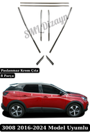 peugeot 3008 krom cam çıtası