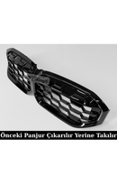 Makyajlı (LCI) BMW 3 Serisi G20 Sedan (2023-2026) modelleri için özel kalıplanan M340i / M Performance stili ön böbrek panjur seti, aracın ön çehresine hırçın, aerodinamik ve üst segment bir performans otomobili görünümü kazandırır. Fabrikasyon yüksek parlaklıkta pürüzsüz Piano Black (parlak siyah) yüzeye sahip esnek ABS plastik yapısı sayesinde ekstra zımpara veya boya masrafı gerektirmeden doğrudan montaja hazırdır. Birebir orijinal tırnak yapısına sahip tak-çıkar tasarımı sayesinde tampon sökülmeden, kes