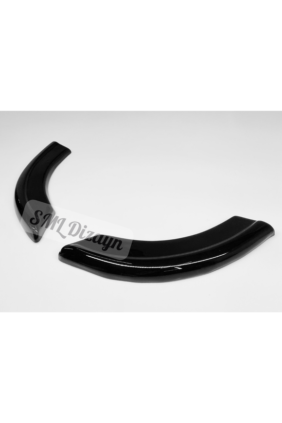 The rear bumper diffuser side flap extension set for Seat Leon MK3 and MK3.5 5F models (2013-2020 Pre-FL & FL, all trims including Reference, Style, FR, and Cupra) is custom-molded to match lower rear bumper corner contours with exact OEM precision. Manufactured from high-grade flexible ABS plastic featuring a factory high-gloss Piano Black finish, this 2-piece side splitter set requires no additional painting or prep work. 