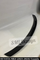 rear trunk spoiler for skoda octavia mk4 