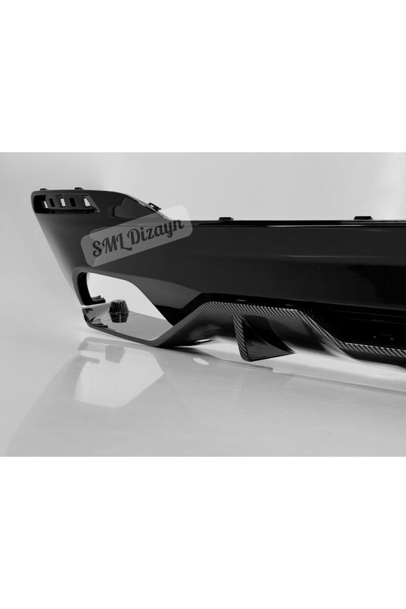 En Iyi BMW G30 Arka Tampon Difuzor Cozumleri: 2 Parcali Karbon Detayli ABS vs. Sert Fiber