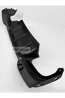 BMW 5 Serisi G30 Uyumlu Arka Tampon Difüzörü - Parlak Siyah Piano Black Plastik M Performance (2017-2023 Sedan)-6