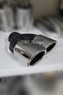 76lık çiftli egzoz-egzos-egsoz ucu başlığı kafa