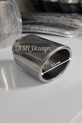 76lık egzoz başlığı egzos ucu 