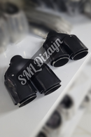 76lık çiftli siyah egzoz ucu