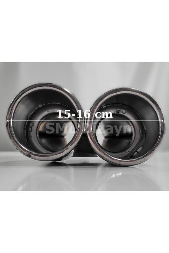 76lık çiftli egzoz-egsoz-egzos ucu başlığı kafa