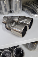 3 inches dual exhaust tips tails pipes