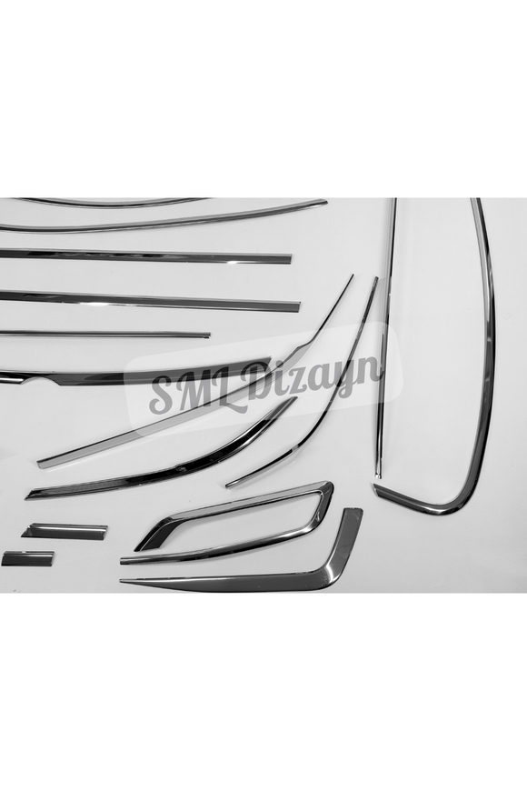 VW Passat B8.5 Komple Paslanmaz Krom Set Satin Al – 30 Parca Elegance