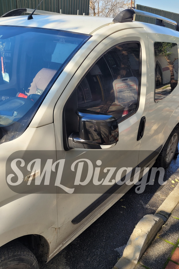 Fiorino-Bipper-Nemo Yarasa Ayna Kapağı Batman Kapak Parlak Siyah 2008-2022