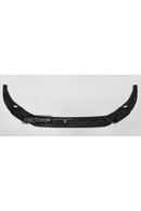 The 3-piece Piano Black front bumper lip spoiler extension set for pre-facelift Audi A3 8Y models (2021-2023) is custom-molded to match OEM lower bumper contours seamlessly. Manufactured from high-grade, flexible plastic material with a factory high-gloss black finish, this front splitter seamlessly aligns with the singleframe front grille and side air intakes without requiring extra painting. Its 3-piece modular design prevents shipping damage and ensures precise fitment across geometric curves. Installed 