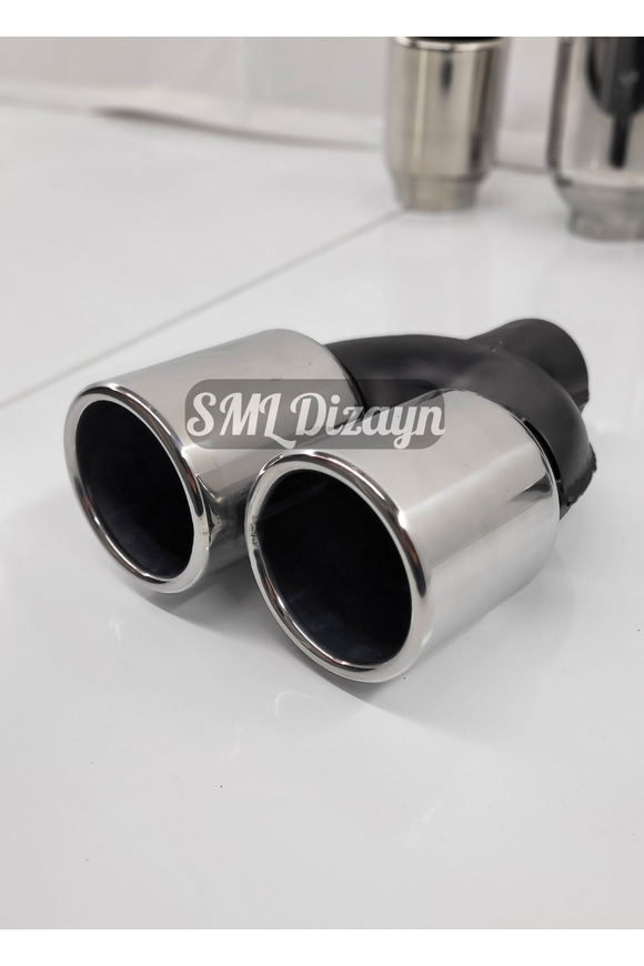 90lık çiftli egzoz ucu
