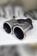 90lık çiftli egzoz ucu 