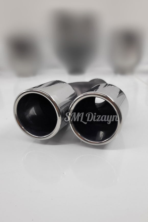 90lık çiftli egzoz-egsoz-egzos ucu başlığı kafa