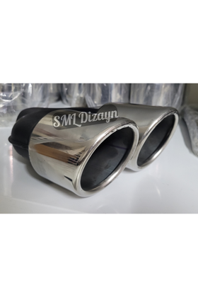 90lık çiftli egzoz-egsoz-egzos ucu başlığı kafa