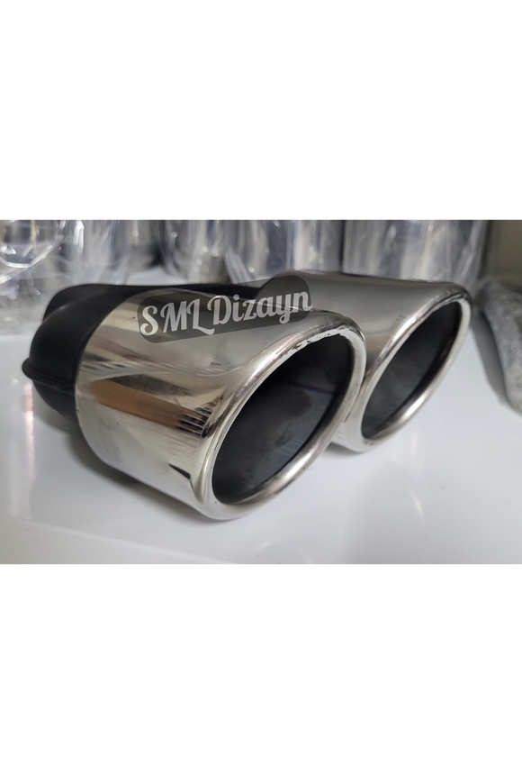 90lık çiftli egzoz-egsoz-egzos ucu başlığı kafa