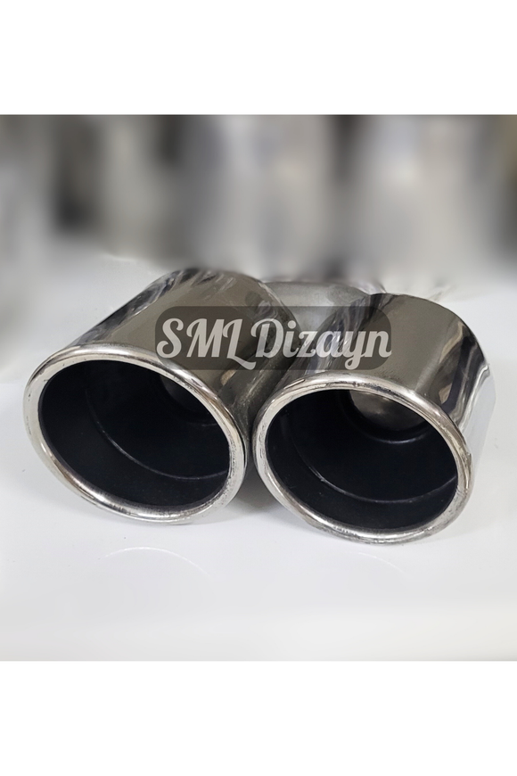 90lık çiftli egzoz-egsoz-egzos ucu başlığı kafa