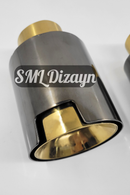 90lık tekli gold egzoz-egsoz-egzos ucu