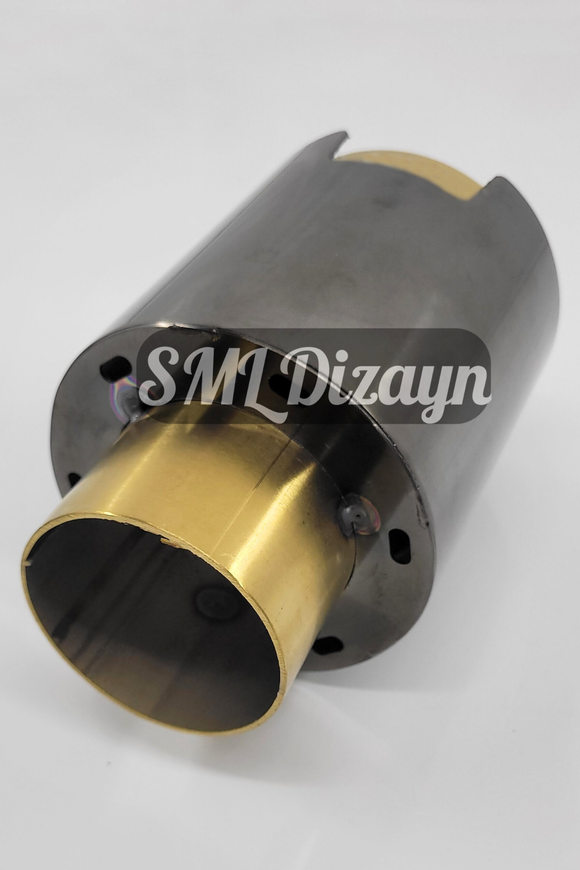 90lık tekli gold egzoz-egsoz-egzos ucu