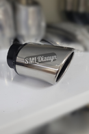 90mm yassı egzoz-egzos-egsoz ucu başlığı