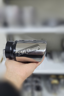 3.54 inch outlet round exhaust tip pipe